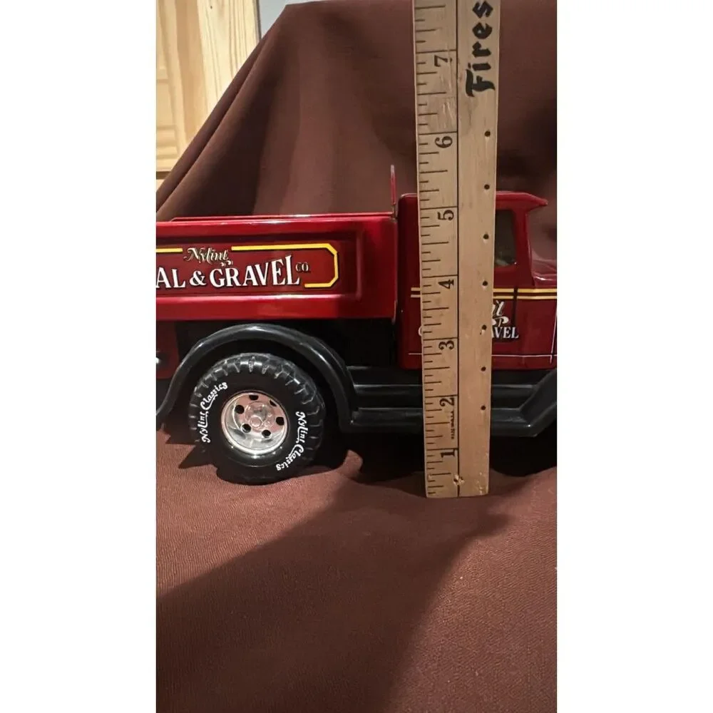 Vintage 1990 Nylint Classics Pressed Steel Caol Gravel Dump Truck Red 3050 USA
